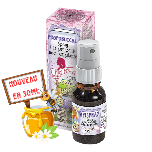 Propobuccal (ex Prodontal) - spray propolis gorge 30 ml au miel et plantes
