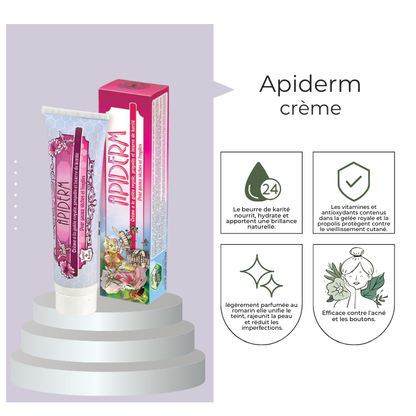 Lot promotionnel: Apistick lèvres + Apiderm crème + Propoderm baume - apivie