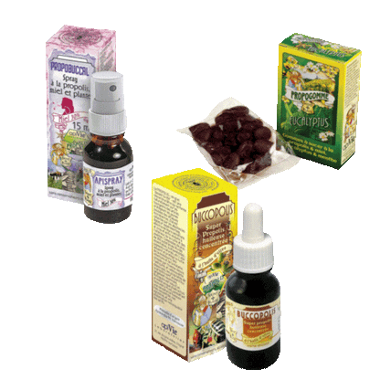 Lot promotionnel: Propobuccal spray 15ml+ Propogomme menthe & eucalyptus 45g + Buccopolis 15ml - apivie