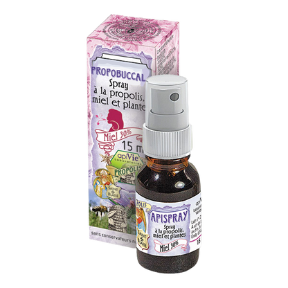 Propobuccal (ex Prodontal) - spray propolis, miel et plantes 15ml Apivie