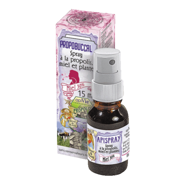 Lot promotionnel: Buccopolis 15ml + Propobuccal spray 15ml + Apisirop 150ml - apivie