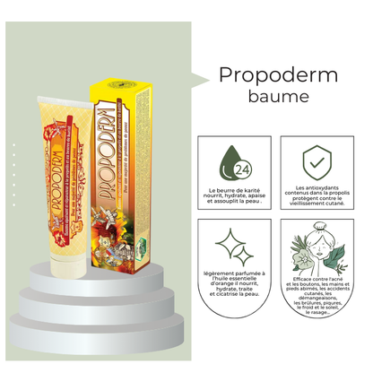 Lot promotionnel: Apistick lèvres + Apiderm crème + Propoderm baume - apivie