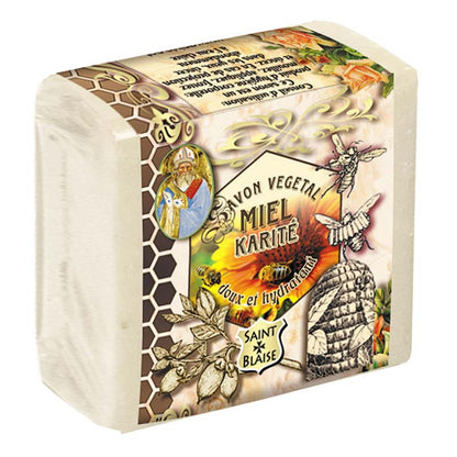 Lot promotionnel: savon à la propolis & karité + savon au miel & karité + savon miel & rose - apivie