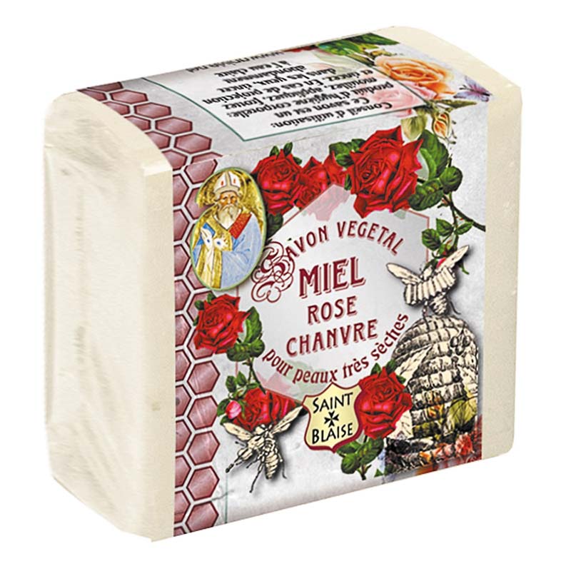 Lot promotionnel: savon à la propolis & karité + savon au miel & karité + savon miel & rose - apivie