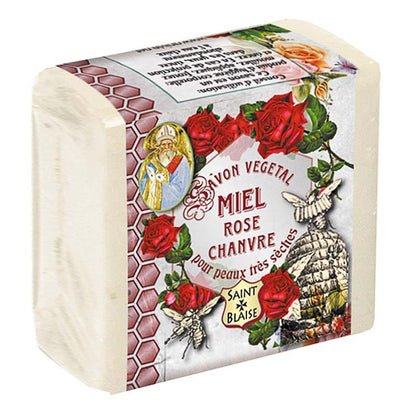 Lot promotionnel: savon à la propolis & karité + savon au miel & karité + savon miel & rose - apivie