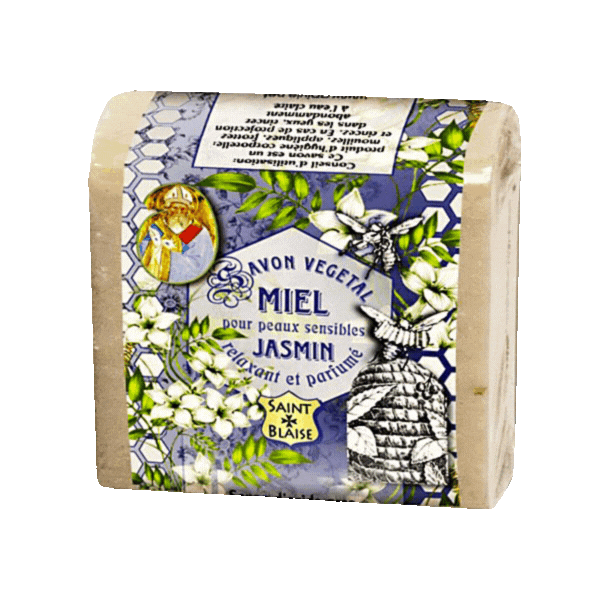 Savon végétal au miel, karité et Jasmin 100g