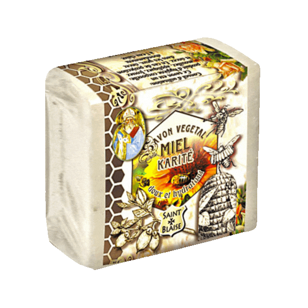 Savon végétal au miel et karité 100g